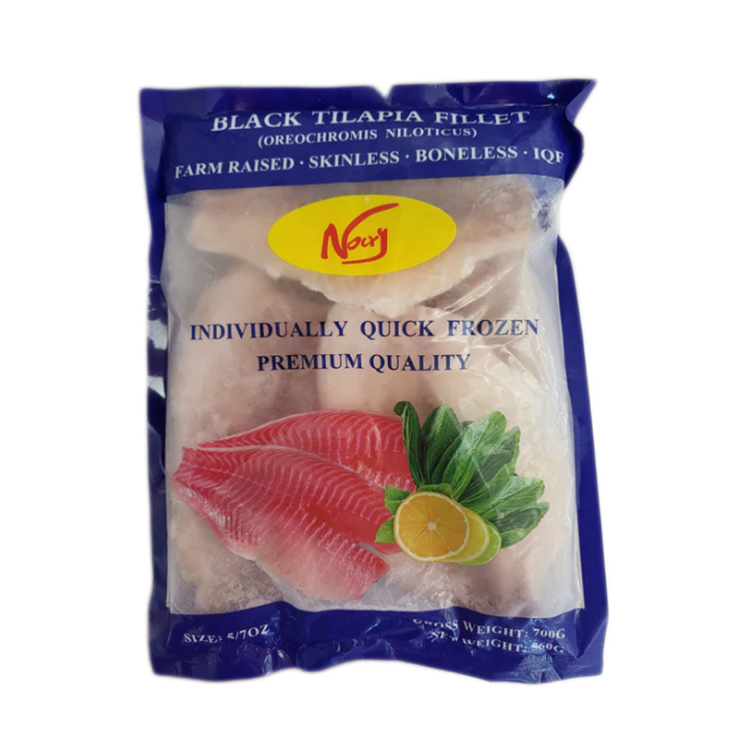 Noury Black Tilapia Fillets 700gr