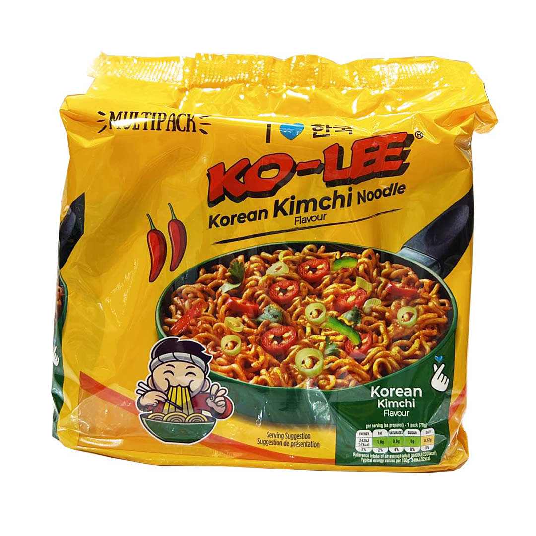 Ko-Lee Korean Kimchi Noodle 4×70gr