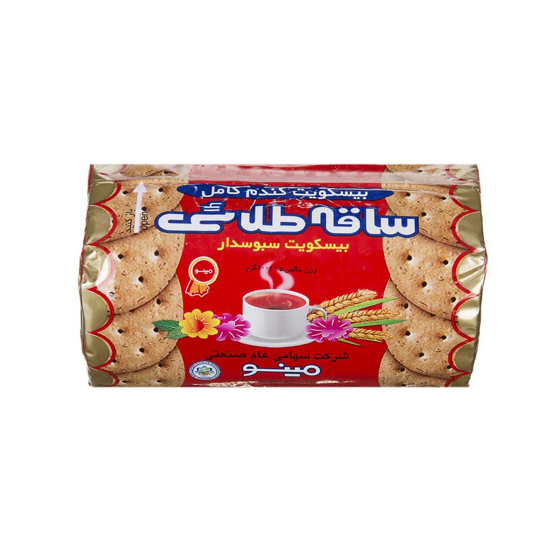 Minoo saghe talaee sweet meal biscuits 200g