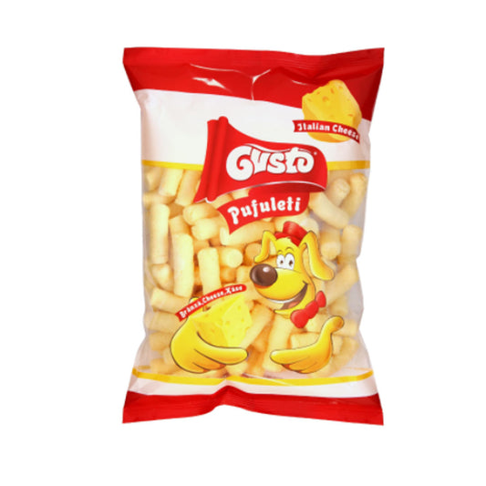 Gusto Cheese Pufuleti Corn Puffs 80g