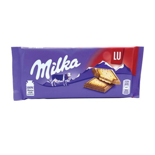 Milka Milk Chocolate Biscuit Bar 87gr