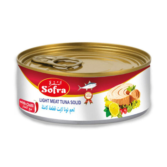 Sofra Tuna Solid with Chilli in Sunflower Oil 160g