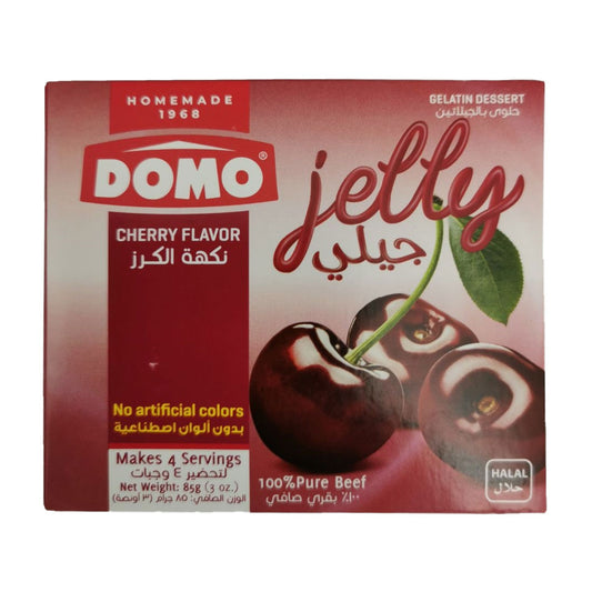 Domo Jelly Cherry Flavour 85g