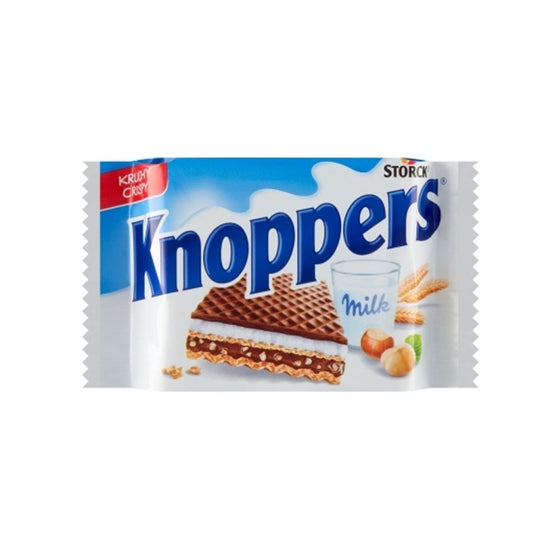 Knoppers milk hazelnut wafers 75g