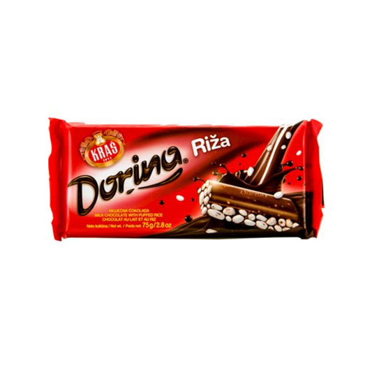 Kras dorina chocolate with puffed rice 75g