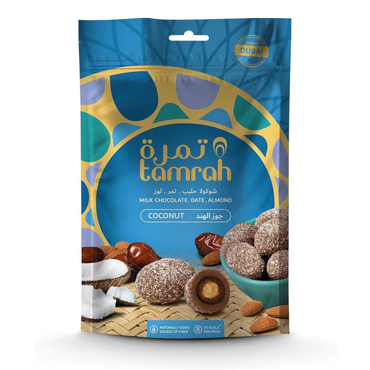 Tamrah Chocolate Covered Assorted Dates with Coconut 100g