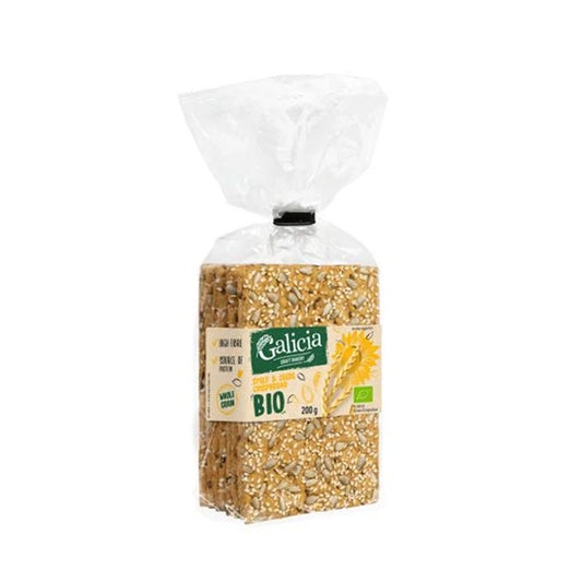 Galicia Crispbread Spelt & Seeds Bio 200g