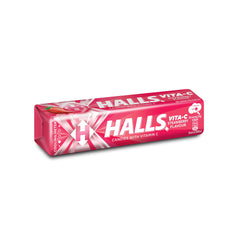 Halls Strawberry Flavoured Candy with Vitamin C 34gr