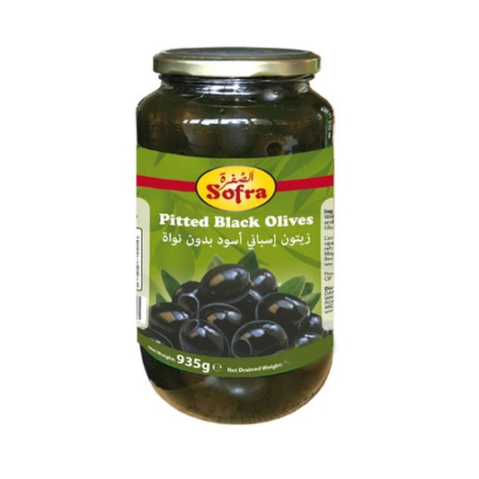 Sofra Pitted Black Olives 935gr