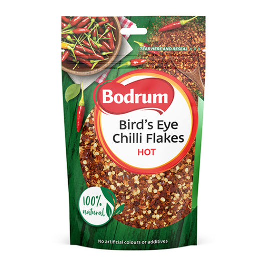 Bodrum Bird's Eye Chilli Flakes Hot 100gr