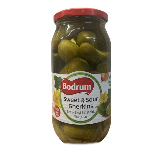 Bodrum Sweet & Sour Gherkins 950gr