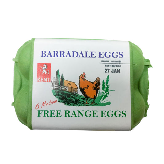 Barradale Organic Eggs Range 6pk