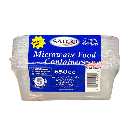 Satco microwave food containers