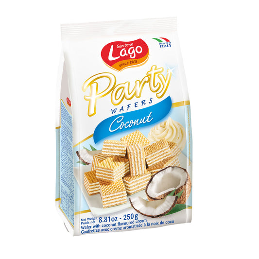 Gastone Lago Coconut Party Wafers 250g