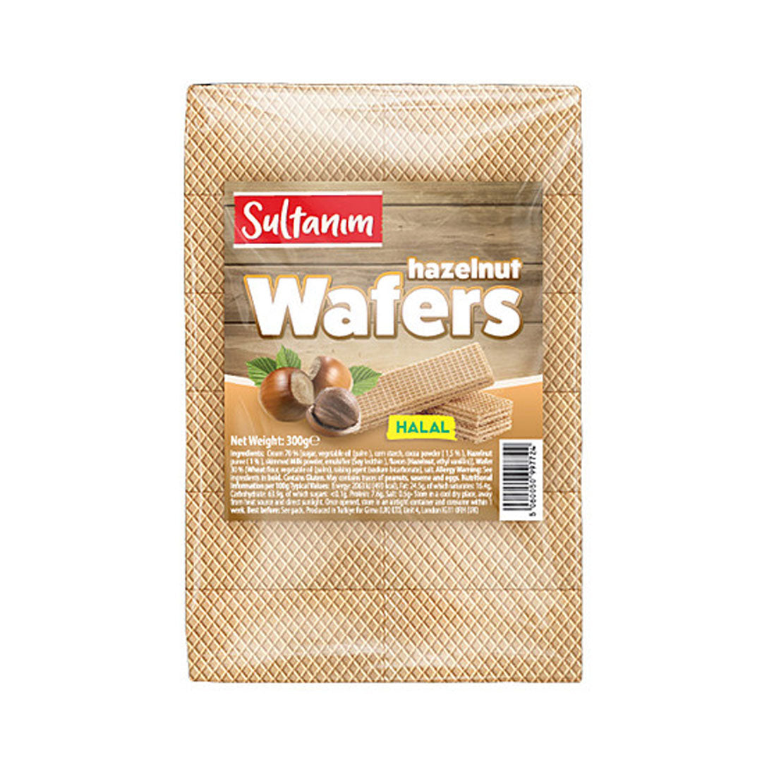 Sultanim Wafers with Hazelnut Halal 300gr