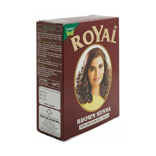 Royal Brown Henna Hair Dye Color 60g