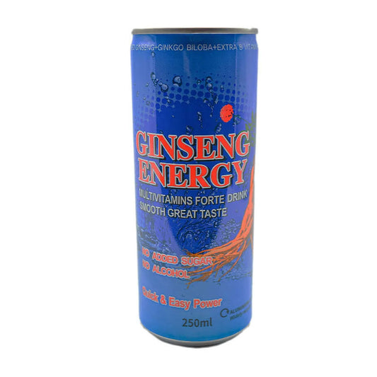 Ginseng Energy Drink, Zero Added Sugar 250ml