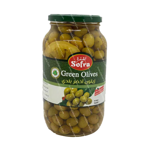 Sofra Green Olives Balady 1250g