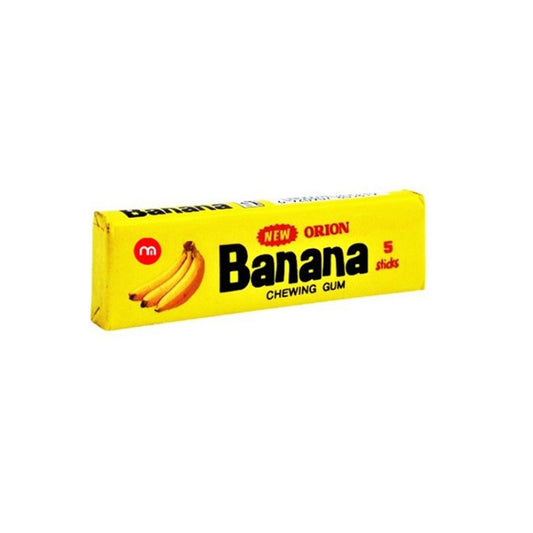 Orion banana chewing gum