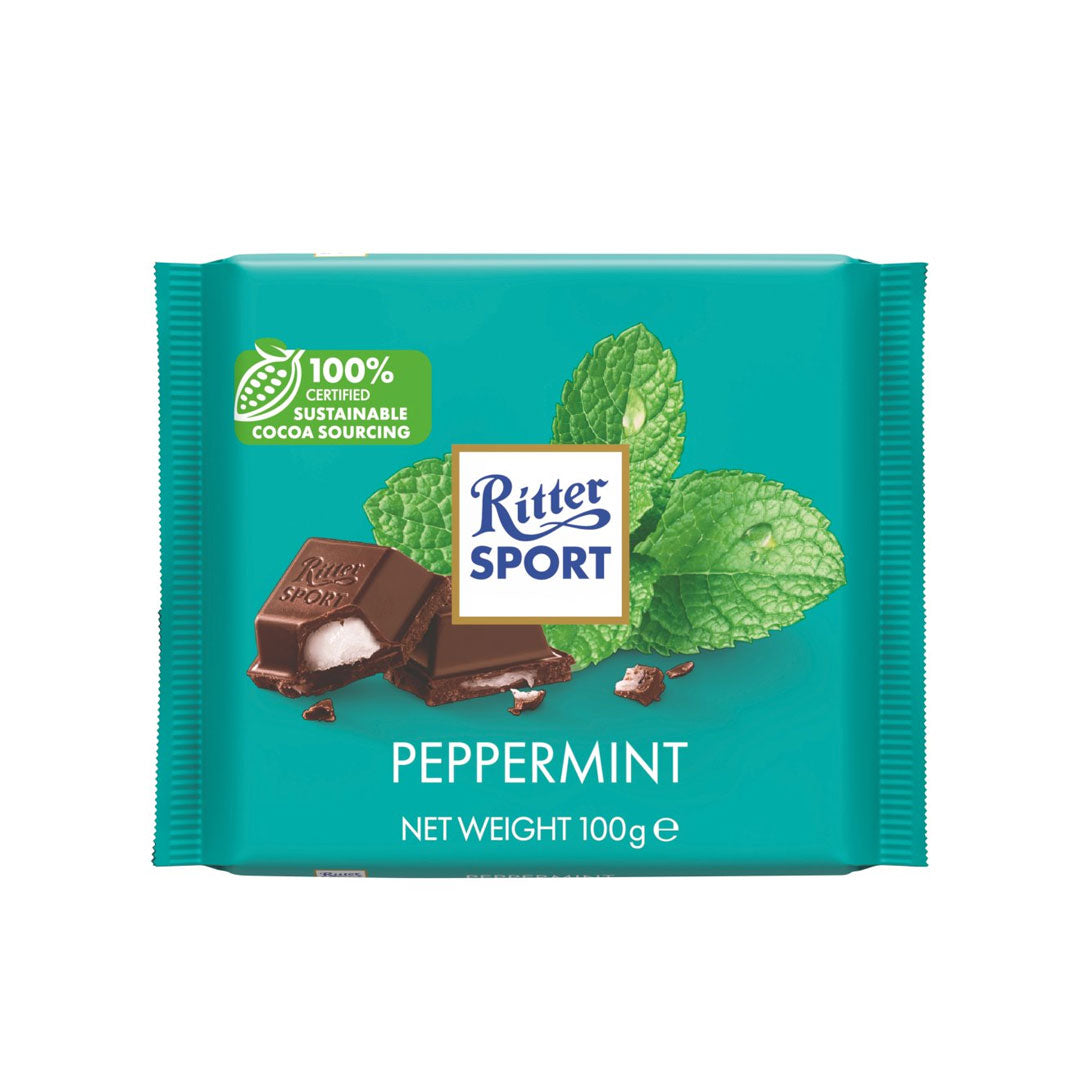 Ritter sport peppermint chocolate 100g