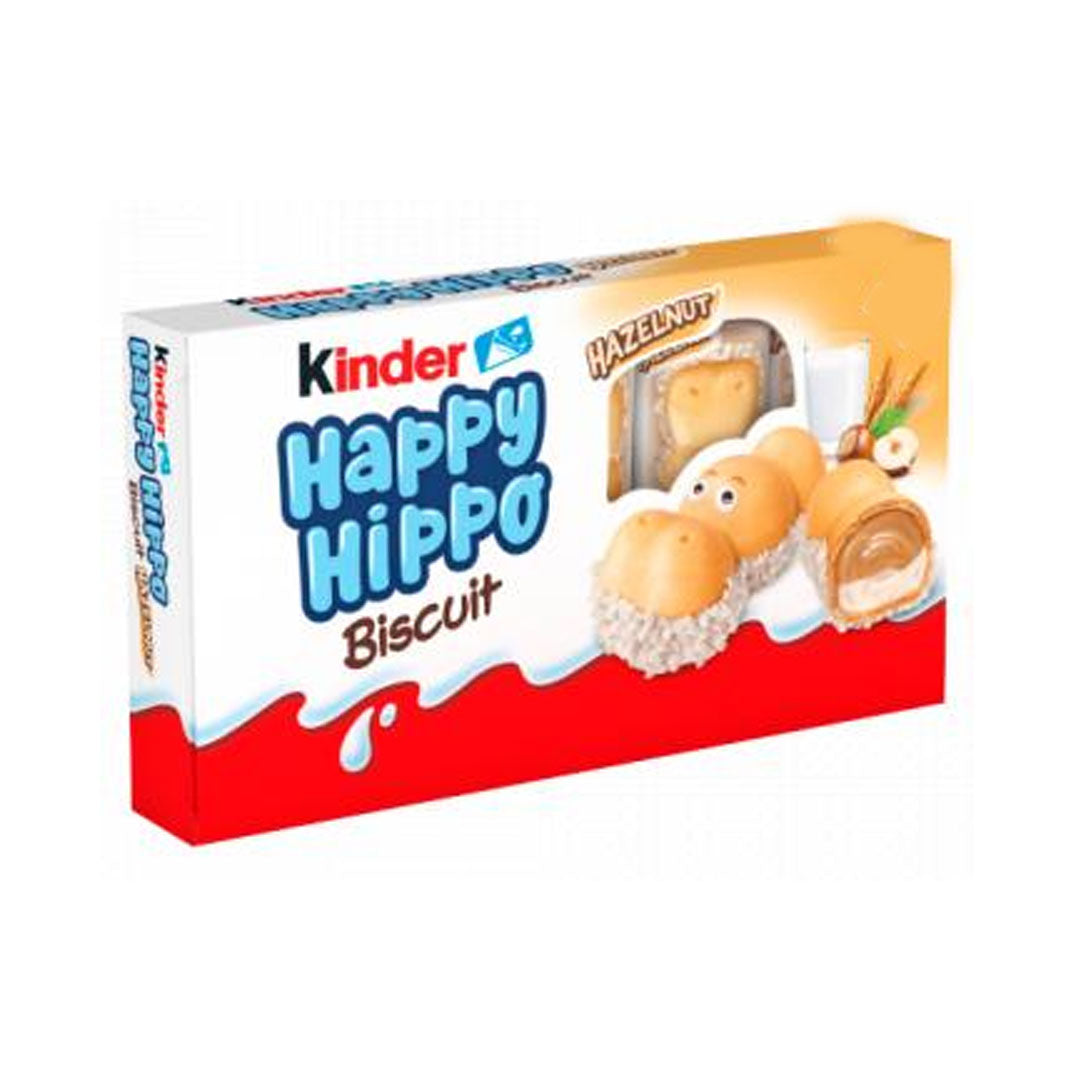 Kinder Happy Hippo Milk Chocolate and Hazelnut Biscuits