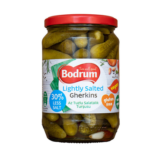 Bodrum Lightly Salted Gherkins 680gr