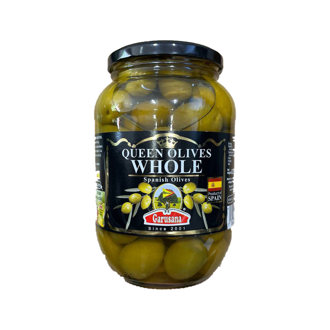 Queen Garusana whole green olives 835 grams