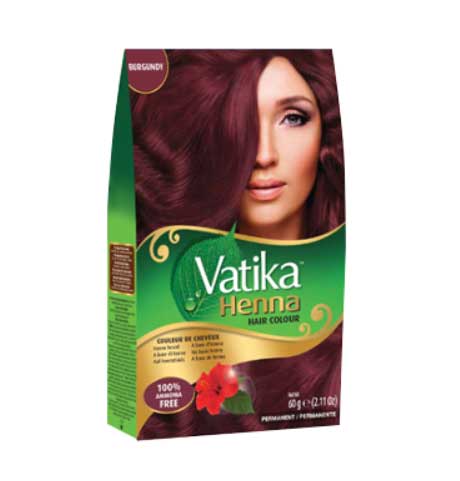 Vatika Henna Hair Colour Burgundy 60g