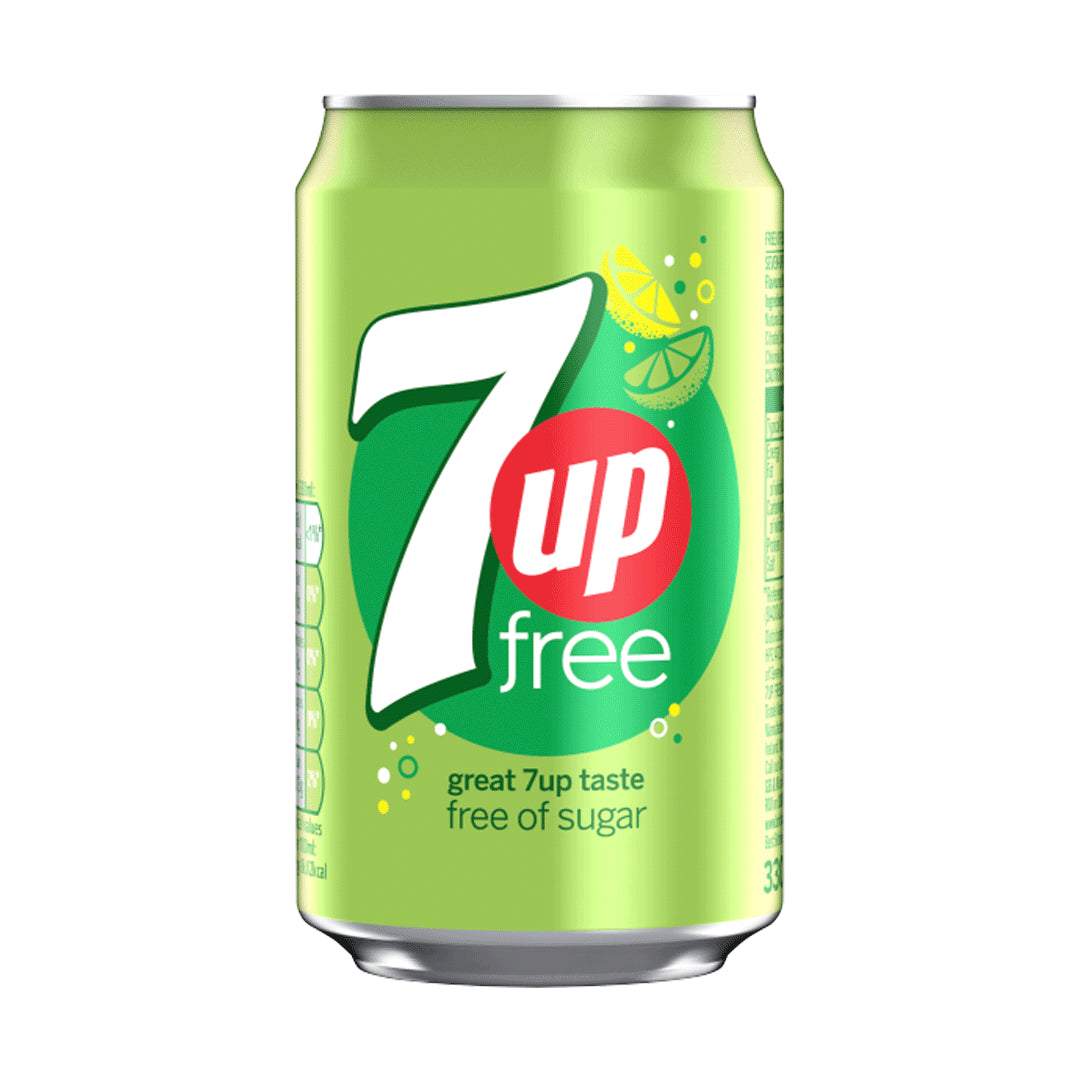 7UP Free Lemon & Lime Can 330ml