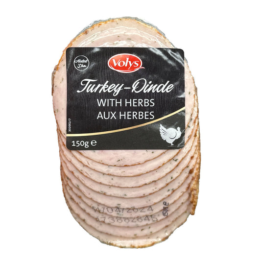 Volys turkey dinde with herbs 150g