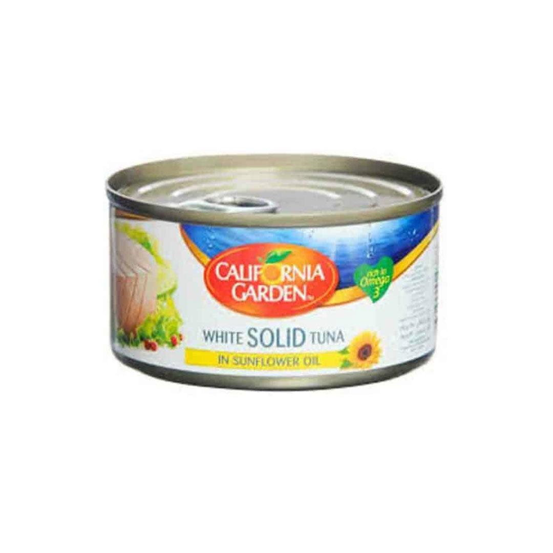 California Garden White Solid  Tuna In Sunflower Oil 185g