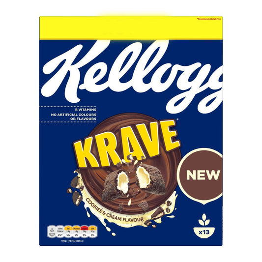 Kellogg's Cookies & Cream Flavour Cereal 410gr