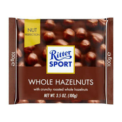 Ritter Sport Whole Hazelnut Chocolate Bar 100g