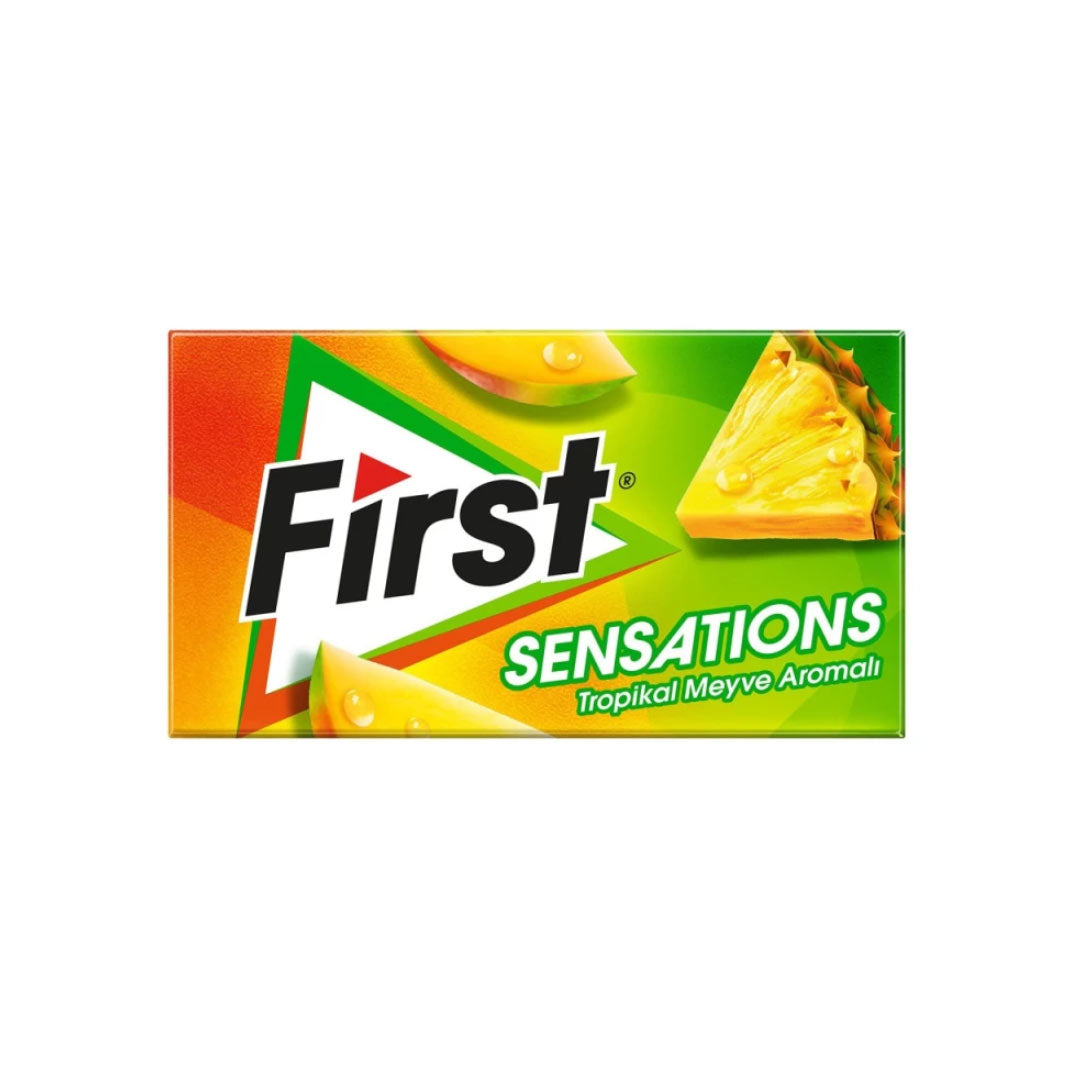 First Sensations Tropical Fruit Flavored Gum 27 gr