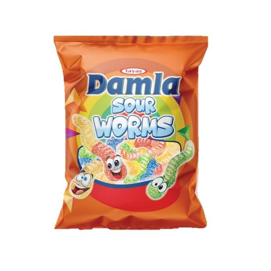 Tayas damla sour worms 80g