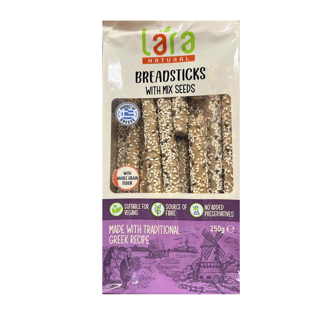 Lara Bread Sticks with Mixed Seeds 250gr