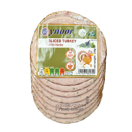 Aynoor Sliced Turkey With Herbs 130g