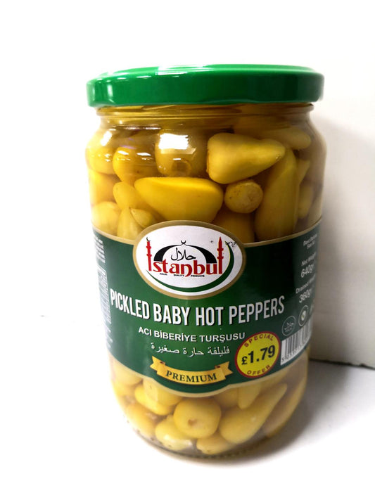 Istanbul Pickled Baby Hot Pepper 640 gr