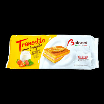 Balconi Trancetto Fragola Strawberry Cream Filling 10 x 28g