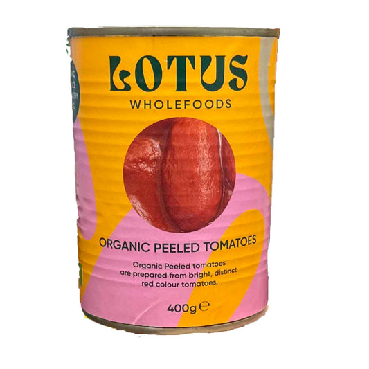 Lotus wholefoods organic peeled tomatoes 240g