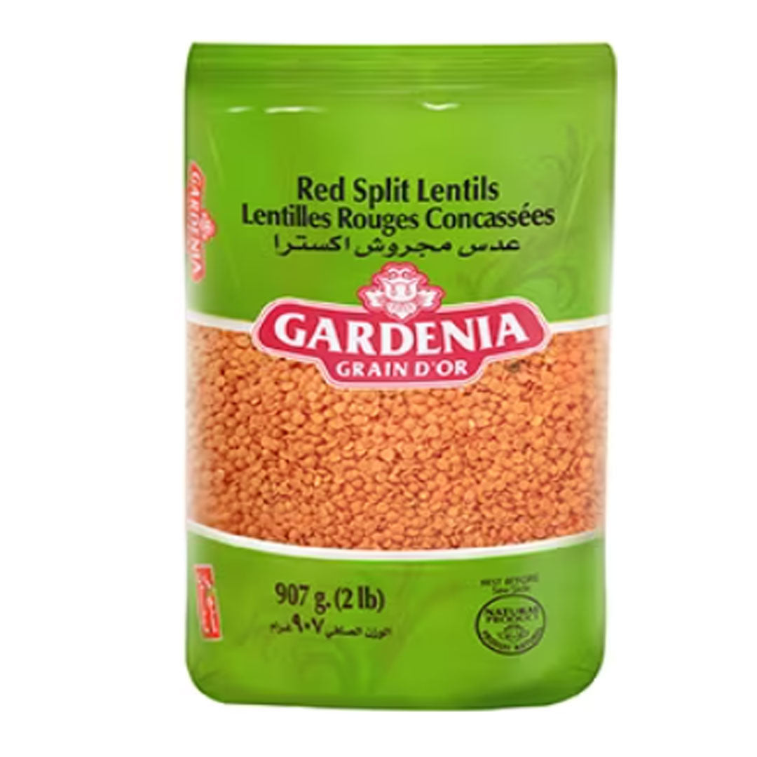 Gardenia red split lentils 907g