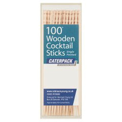 Caterpack 100 Wooden Cocktail Sticks