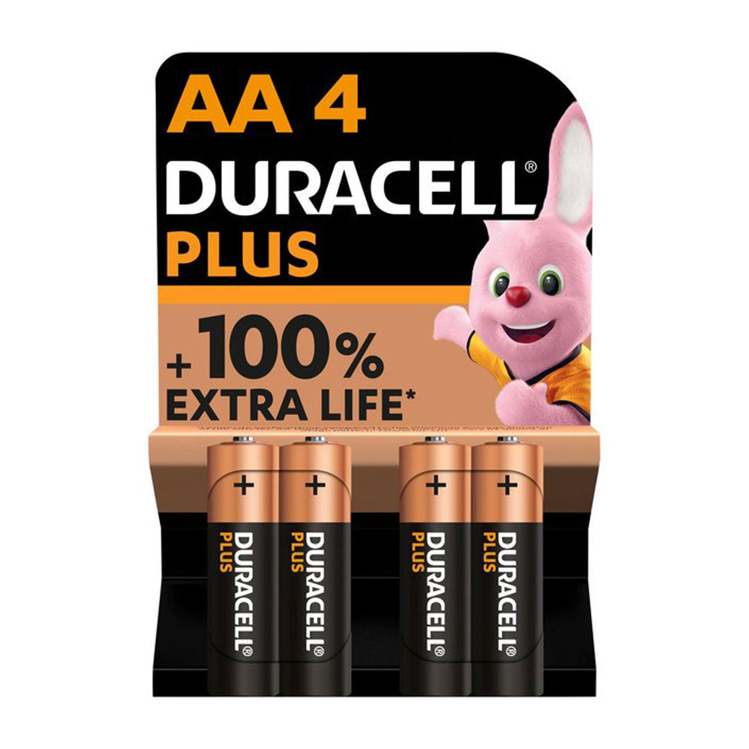 Duracell Plus 100% AA Alkaline Batteries