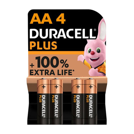 Duracell Plus 100% AA Alkaline Batteries