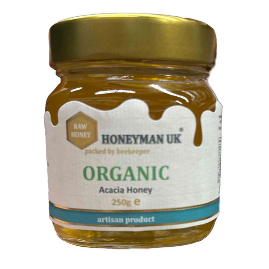 Honeyman uk organic acacia honey 250g