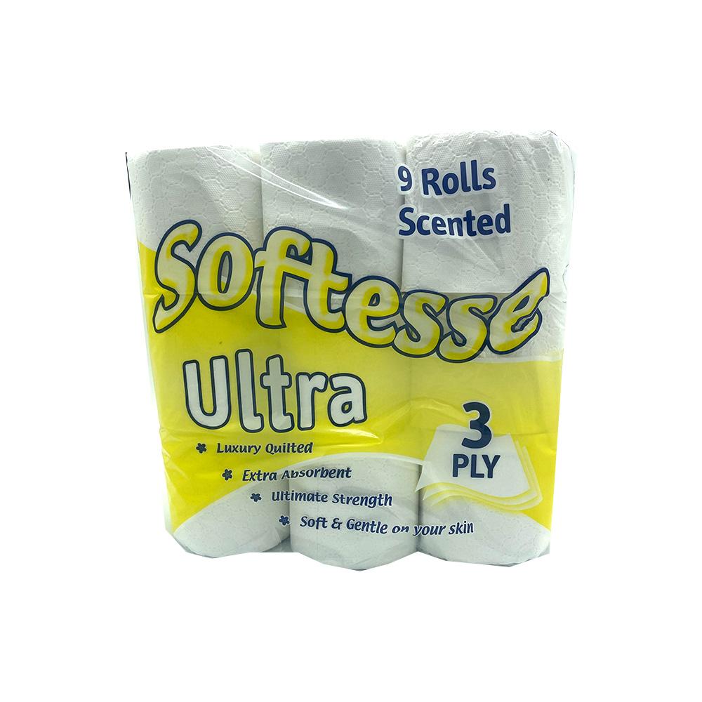 Ultra Softesse Scented Toilet Roll Lemon 9 Pack