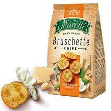 Maretti Oven Baked Bruschette Chips Fine Cheese Selection 70g