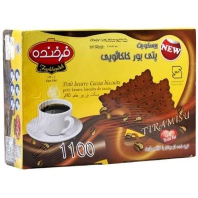 Biscuits Patty Bor Farkhunde, cocoa flavor, weight 1100 grams