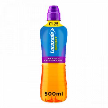 Lucozade sporcu içeceği hacmi 500 ml