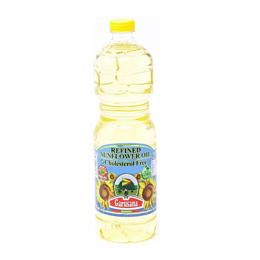 Garusana refined sunflower oil choresterol free 1l